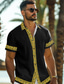 economico Camicie hawaiane-camicia da uomo tropicale al limone resort hawaiano con stampa 3d camicia abbottonata a maniche corte camicia estiva da spiaggia vacanza da indossare ogni giorno dalla s alla 3xl