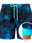 baratos shorts ativos masculinos-Homens Bermuda de Surf Calção Justo de Natação Para Noite Final de semana Respirável Secagem Rápida Com Cordão Cintura elástica Com bolsos Bloco de cor Curto Ginástica Casual Roupas Esportivas Azul