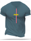 Χαμηλού Κόστους Ανδρικό Γραφικό T-shirt-Παρίσι τυπωμένο ανδρικό γραφικό βαμβακερό μπλουζάκι αθλητικό κλασικό πουκάμισο κοντομάνικο άνετο μπλουζάκι street sports υπαίθρια καλοκαιρινά ρούχα σχεδιαστών μόδας