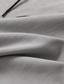 billiga linneskjortor för män-Herr Skjorta linneskjorta Strandskjorta Svart Vit Rodnande Rosa Långärmad Slät V-hals Vår &amp; sommar Ledigt Dagligen Kläder Spetsknuten