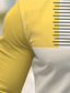 رخيصةأون قمصان عادية للأعمال-ألوان متناوبة شريط عمل يومي رجالي قمصان مطبوعة الأماكن المفتوحة ارتداء للعمل مناسب للبس اليومي للربيع والصيف طوي كم طويل أصفر, أزرق, أرجواني S, M, L 4-طريقة سترتش النسيج قميص