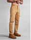 billige afslappede bukser-Herre Cargo-bukser Bukser Knap Multi lomme Vanlig Påførelig Afslappet Daglig Ferie Sport Mode Sort militærgrøn