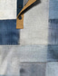 Χαμηλού Κόστους Ανδρικό Γραφικό T-shirt-Καρό Μοτίβο Faux Patchwork Μοντέρνα Καθημερινά Καθημερινό Ανδρικά 3D εκτύπωση Πουκάμισο Henley Μπλουζάκι βάφλα Υπαίθρια Αθλήματα Causal Καθημερινά Κοντομάνικη μπλούζα
