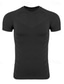 cheap Men&#039;s Active Tees &amp; Tanks-Men&#039;s T shirt Tee Gym Shirt Fitness Tops Crew Neck Short Sleeve Sport Casual Daily Gym Quick dry Breathable Soft Color Block Black Yellow Activewear Fashion Basic