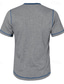 baratos Camisetas masculinas casuais-Homens Camisa Henley Camiseta de malha waffle T-shirt Bloco de cor Henley Rua Férias Manga Curta Patchwork Roupa Moda Designer Básico