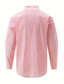 preiswerte Leinenhemden für Herren-Herren Hemd leinenhemd Knopfhemd Strandhemd Schwarz Weiß Rosa Langarm Glatt Stehkragen Frühling Sommer Casual Täglich Bekleidung