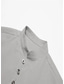 billige herre linned skjorter-Herre Skjorte linned skjorte Button Up skjorte Strandtrøje Sort Hvid Lyserød Langærmet Vanlig Båndkrave Forår sommer Afslappet Daglig Tøj