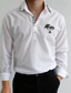 preiswerte Bedruckte Herrenhemden-Plaid Faith Herren-Resort-Hawaii-Hemd mit 3D-Druck, Urlaub, Ausgehen, Frühling &amp; Sommer-Turndown-Langarm-Polyester-Hemd in Weiß, Rosa, Blau, S, M, L