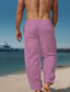 tanie Męskie spodnie plus size-Żółw morski życie morskie męski kurort 3d drukowane spodnie na co dzień spodnie elastyczny pas ściągany sznurkiem luźny krój proste nogawki letnie spodnie plażowe od rozmiaru do 3xl