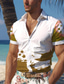 economico Camicie hawaiane-squalo pesce tartaruga resort da uomo camicia hawaiana stampata in 3d camicia abbottonata a maniche corte camicia estiva da spiaggia vacanza da indossare ogni giorno dalla s alla 3xl
