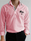 Недорогие Рубашка мужская с принтом-клетчатая мужская курортная гавайская рубашка веры с 3D принтом, праздничный отпуск, весенний выход на улицу &amp; Летняя отложная рубашка из полиэстера с длинными рукавами, белая, розовая, синяя, S, M, L