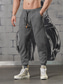 tanie Spodnie dresowe-Męskie Spodnie dresowe Uprawiający jogging Spodnie Ściągana na sznurek Elastyczny pas Elastyczny mankiet Równina Komfort Oddychający Codzienny Święto Sport Moda Czarny Khaki