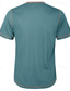 voordelige Casual T-shirts voor heren-Voor heren Henley-shirt Wafelgebreid T-shirt T-shirt Kleurenblok Henley Straat Vakantie Korte Mouw Lapwerk Kleding Modieus Ontwerper Basic