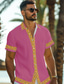 cheap Hawaiian Shirts-Lemon Tropical Men&#039;s Resort Hawaiian 3D Printed Shirt Button Up Short Sleeve Summer Beach Shirt Vacation Daily Wear S TO 3XL
