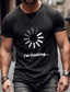 cheap Men&#039;s Graphic Tshirt-I&#039;m Thinking Printed Men&#039;s Graphic Cotton T Shirt Sports Classic Shirt Short Sleeve Comfortable Tee Sports Outdoor Holiday Summer Fashion Designer Clothing