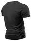 Χαμηλού Κόστους Ανδρικό Γραφικό T-shirt-Γραφική Γάτα Σκούρο Καθημερινά Υψηλής Ποιότητας Καθημερινό Ανδρικά 3D εκτύπωση Μπλουζάκι Υπαίθρια Αθλήματα Αργίες Εξόδου Κοντομάνικη μπλούζα Μαύρο Βαθυγάλαζο Καφέ Κοντομάνικο Στρογγυλή Ψηλή Λαιμόκοψη