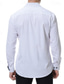 cheap Dress Shirts-Men&#039;s Shirt Dress Shirt Black White Navy Blue Long Sleeve Polka Dot Lapel Spring &amp;  Fall Office &amp; Career Wedding Party Clothing Apparel Patchwork