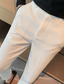 رخيصةأون تشينو-رجالي بدلة بنطلونات سروال وافل أزرار جيب أمامي الساق المستقيمة سهل راحة عمل مناسب للبس اليومي مناسب للعطلات موضة أنيقة &amp; حديثة أسود أبيض مرن نسبياً