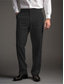 رخيصةأون تشينو-رجالي بدلة بنطلونات سروال البدلة أزرار جيب أمامي الساق المستقيمة سهل راحة عمل مناسب للبس اليومي مناسب للعطلات موضة أنيقة &amp; حديثة أسود أبيض