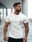 tanie T-shirty męskie z nadrukiem-męska 100% bawełna graficzna t-shirt tee top koszula moda klasyczna koszula czarny biały z krótkim rękawem wygodna koszulka ulica wakacje letnia odzież projektanta mody