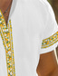 cheap Hawaiian Shirts-Lemon Tropical Men&#039;s Resort Hawaiian 3D Printed Shirt Button Up Short Sleeve Summer Beach Shirt Vacation Daily Wear S TO 3XL