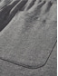 billiga Shorts för män-Herr Svett shorts Shorts Träningsshorts Casual shorts Ficka Snörning Elastisk midja Slät Komfort Andningsfunktion Över Knät Ledigt Dagligen Helgdag Sport Mode ArmyGreen Rökig grå Microelastisk