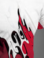 Χαμηλού Κόστους Ανδρικό Γραφικό T-shirt-Γραφική Συνδυασμός Χρωμάτων Φλόγα Αθλήματα Καθημερινά Καθημερινό Ανδρικά 3D εκτύπωση Μπλουζάκι Υπαίθρια Αθλήματα Αργίες Εξόδου Κοντομάνικη μπλούζα Ρουμπίνι Θαλασσί Βυσσινί Κοντομάνικο