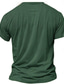 preiswerte Männer Grafik Tshirt-st. Patrick St. Paddys Kleeblatt, irische Flagge, lässiges Henley-Shirt für Herren mit 3D-Druck, T-Shirt, lässiges Urlaubs-T-Shirt, blau, braun, grün, kurzärmelig, Henley-Shirt mit Schnürung, Frühling