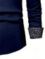 abordables camisas casuales de los hombres-Hombre Camisa Abotonar la camisa Camisa casual Negro Blanco Azul Marino Manga Larga Floral Bloque de color Diseño Diario Vacaciones Retazos Ropa Moda Casual Casual elegante