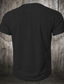 Χαμηλού Κόστους Ανδρικό Γραφικό T-shirt-Γραφική Νεκροκεφαλές Καθημερινό Υποκουλτούρα Ανδρικά 3D εκτύπωση Μπλουζάκι Μπλουζάκι βάφλα Μπλουζάκι μπλουζάκι Υπαίθρια Αθλήματα Καθημερινά Αργίες Κοντομάνικη μπλούζα Μαύρο Μπορντώ Βαθυγάλαζο