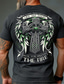 Χαμηλού Κόστους Ανδρικό Γραφικό T-shirt-Γραφική Cruce Υψηλής Ποιότητας Καθημερινό Στυλ δρόμου Ανδρικά 3D εκτύπωση Μπλουζάκι Υπαίθρια Αθλήματα Αργίες Εξόδου Κοντομάνικη μπλούζα Μαύρο Θαλασσί Πράσινο του τριφυλλιού Κοντομάνικο