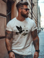 baratos T-shirt Homem estampado gráfico-velhavanguarda x sui | Camiseta pombo esqueleto punk gótico 100% algodão