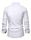 Χαμηλού Κόστους ανδρικά πουκάμισα casual-Ανδρικά Πουκάμισο Πουκάμισο με κουμπιά Casual πουκάμισο Μαύρο Λευκό Βαθυγάλαζο Μακρυμάνικο Φλοράλ Συνδυασμός Χρωμάτων Πέτο Καθημερινά Διακοπές Κουρελού Ρούχα Μοντέρνα Καθημερινό Smart Casual
