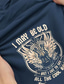 billige T-shirt med tryk til mænd-Grafisk Musikinstrumenter Afslappet Gadestil Herre 3D-udskrivning T-shirt Henley-skjorte Sport &amp; Udendørs Ferie I-byen-tøj T-shirt Sort militærgrøn Mørkeblå Kortærmet Henley Skjorte Forår sommer Tøj
