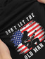 billige Grafisk T-skjorte til herrer-Grafisk Amerikansk amerikansk flagg Fritid Gate stil Herre 3D-utskrift T skjorte Henly-skjorte Sport &amp; Utendørs Ferie Ut på byen T skjorte Svart Militærgrønn Mørkeblå Kortermet Henley Skjorte Vår