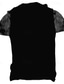 billiga Grafisk T-shirt för män-Dödskalle Orm Punk gotisk Herr 3D-tryck T-shirt Fest Gata Semester T-shirt Svart Kortärmad Rund hals Skjorta Sommar Vår Höst Kläder S M L XL 2XL 3XL