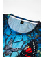 cheap Animals tee-Women&#039;s T shirt Round Neck Stained Glass Hummingbird Print Short Sleeve Fitted Top Artistic Vibrant Casual Summer Wear Comfortable Fashion Clothing Apparel