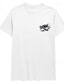 baratos T-shirt Homem estampado gráfico-Carefree interlude x joshua jo tartarugas masculinas estampadas férias camisetas de manga curta
