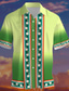Недорогие Гавайские рубашки-Омбре Цветочный принт Гавайский Оригинальный рисунок На каждый день Муж. Рубашка Гавайская рубашка Графическая рубашка на открытом воздухе Для улицы Повседневные Весна лето Отложной