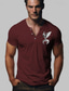 baratos T-shirt Homem estampado gráfico-dragão guardião x lu | camisa masculina estilo dragão criatura mítica escura manga curta