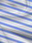 abordables Chemise hawaïen-marinière Hawaïen Station balnéaire Homme Chemises imprimées Plein Air Vacances Plage Printemps été Col rabattu manche longue Bleu S, M, L Tissu extensible dans les 4 sens Chemise