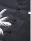 رخيصةأون قمصان استوائية-رجالي قميص قميص هاواي شجرة جوز الهند مطبوعات غرافيك طوي أسود أبيض أزرق أخضر كاكي الأماكن المفتوحة شارع كم قصير طباعة ملابس الرياضات موضة أناقة الشارع مصمم