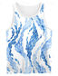 cheap Men&#039;s Graphic Tshirt-Carefree Interlude X Joshua Jo Men&#039;s Scales Water Ripples 3D Printed Vacation Sleeveless Vest Tank