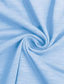 abordables polo clásico-Hombre Polo Camiseta de golf Negocio Casual Clásico Manga Corta Moda Color sólido Cuadros A Cuadros Botón Bolsillo Verano Primavera Ajuste regular Amarillo Claro Bleu Ciel Polo