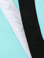 abordables polo classique-Homme Polos boutonnés Tee Shirt Golf Casual Vacances Col polo côtelé Manche Courte Mode basique Couleur unie Patchwork Eté Standard Noir Blanche Rouge Bleu Marron Vert Polos boutonnés