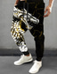 levne Pánské spodky větší velikosti-dračí strážce x lu | pánské dračí bájné stvoření dark style streetwear tepláky