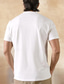 tanie T-shirty męskie z nadrukiem-Rybki Flaga USA Biały Granatowy Koszula Henley Koszulka Męskie Graficzny 100% bawełna Koszula Moda Klasyczny Koszula Krótki rękaw Wygodna koszulka Sporty na świeżym powietrzu Urlop Lato Odzie