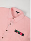 preiswerte Leinenhemden für Herren-Herren Hemd leinenhemd Knopfhemd Strandhemd Schwarz Weiß Rosa Langarm Blumen Kargen Frühling &amp; Herbst Casual Täglich Bekleidung Spleißen