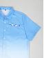 Недорогие Гавайские рубашки-Градиент На каждый день Муж. Рубашка на открытом воздухе Для улицы На каждый день Лето Отложной С короткими рукавами Желтый Розовый Синий S M L Рубашка