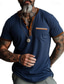 billiga Grafisk T-shirt för män-gyllene år x räv | Aztec Henley skjorta